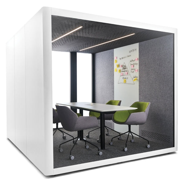 M POD 1-8 Person Meeting Pod - 3000 (4000 & 5000) x 2400 x 2170h - INAPOD