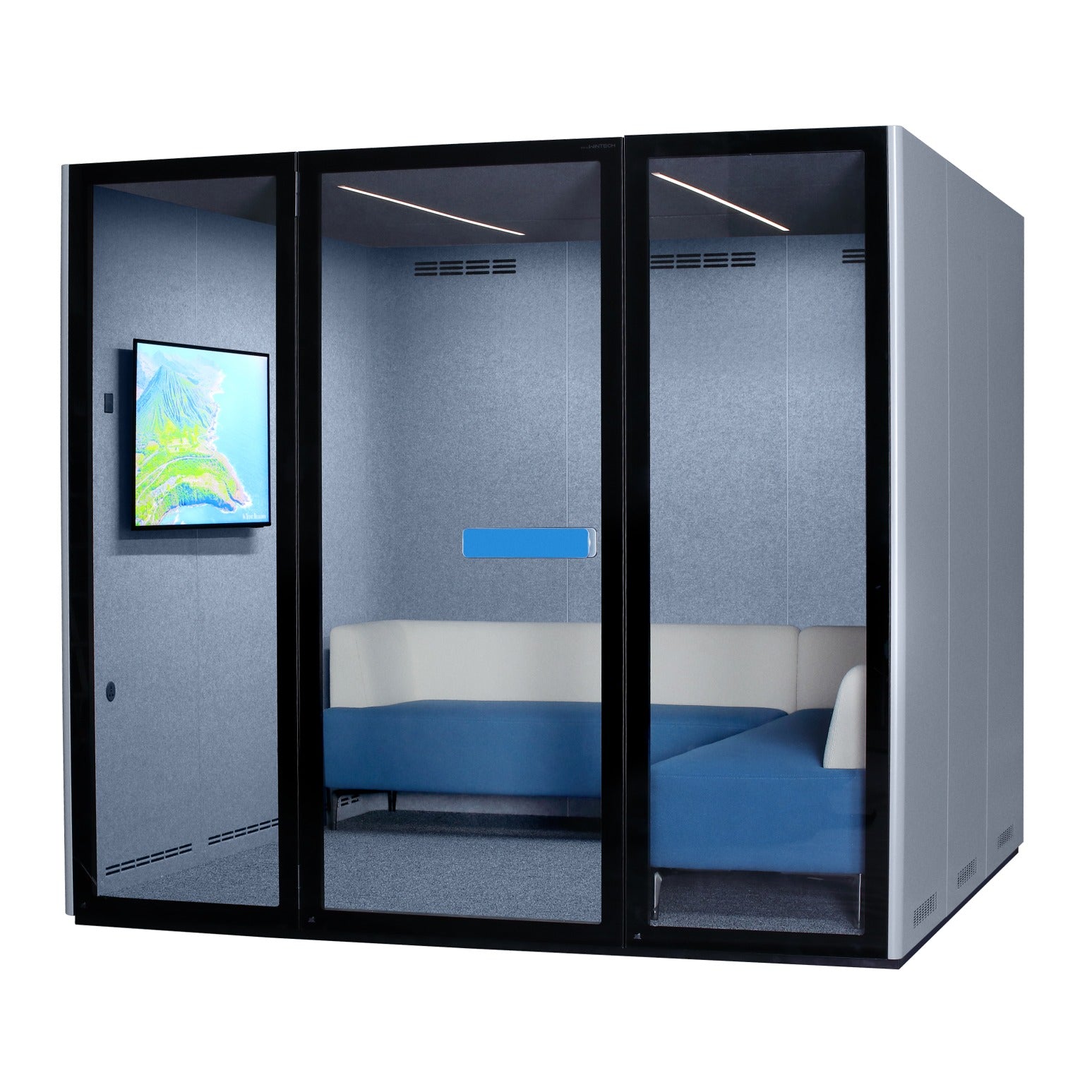 Square Pod INAPOD TWO - ACOUSTIC POD - Glass Wall 1 Side